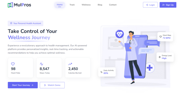 Healthcare Landing Page