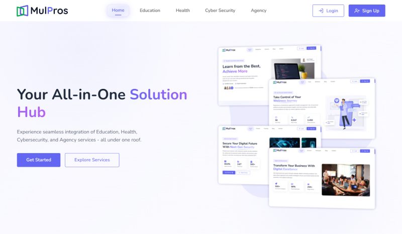Main Landing Page